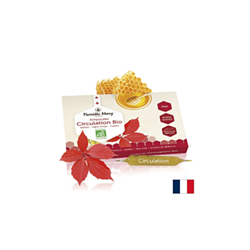 Ampoules circulation bio - Био ампули за подобряване на кръвообращението, 10 бр. Famille Mary