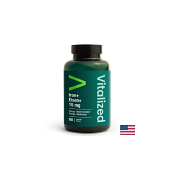 Анемия - Желязо + витамин С, В2 и мед Iron+, 90 капсули