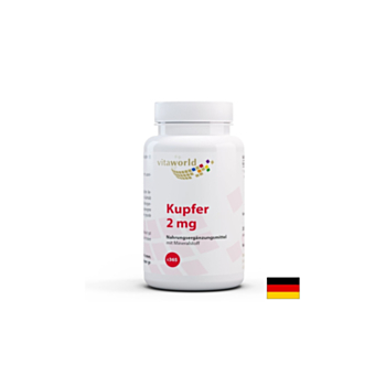 Антиоксидант - Мед (меден глюконат), 2 mg x 365 таблетки