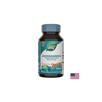 Ashwagandha/ Ашваганда 500 mg х 60 капсули Nature&rsquo;s Way