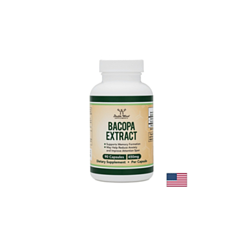 Bacopa extract/ Бакопа мониери, 450 mg, 90 капсули Double Wood 8687422207716