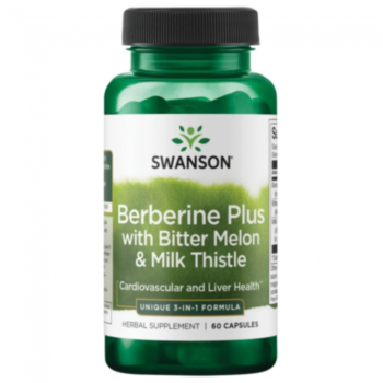 Суонсън Берберин Плюс с горчив пъпеш и бял трън - формула 3 в 1