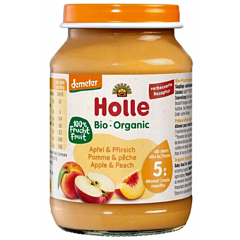 HOLLE  ДЕМЕТЕР 1785 БИО ПЮРЕ ЯБЪЛКИ И ПРАСКОВИ 190ГР