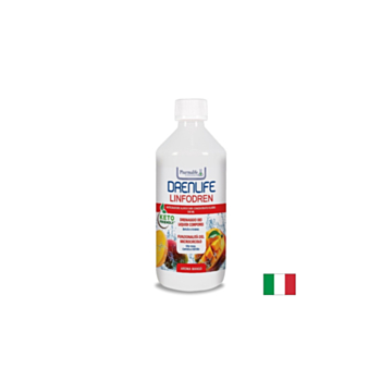 Брезови листа 1800 mg + Готу кола + Бромелаин – Лимфен дренаж и отоци, Drenlife Linfodren, 500 ml