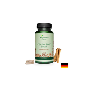 Ceylon Zimt Extrakt/ Цейлонска канела екстракт, 120 капсули, 100% Vegan