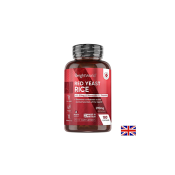 Червен ориз 290 mg + Коензим Q10 10 mg – Холестерол и сърдечно здраве, 180 капсули 