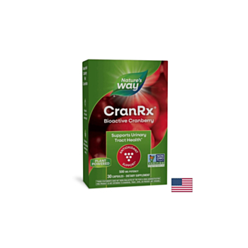 CranRx&reg; Bioactive Cranberry/ Червена боровинка 500 mg х 30 капсули Nature&rsquo;s Way
