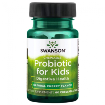 Суонсън Дъвчащ пробиотик за деца с натурален вкус на череша