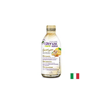 Диуретична формула за здрави бъбреци - Drenax® със сок от бреза и ортосифон, 750 ml, 25 дози (с вкус на джинджифил и лимон) 8052049551373