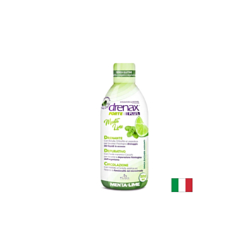 Диуретична детокс формула - Дренакс - Drenax® с бяла бреза, касис и сладка детелина, 500 ml, 16 дози, с вкус на мента и лайм 8052049553063