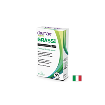 Kонтрол на мазнините с хитозан и екстракт от бял боб - Дренакс - Drenax® Forte, 45 таблетки 8052049554459
