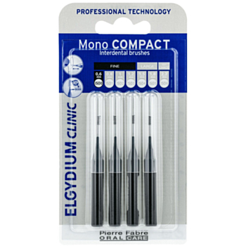 ЕЛГИДИУМ ИНТЕРДЕНТАЛНА ЧЕТКА ЗА ЗЪБИ КЛИНИК МОНО КОМПАКТ 0,6ММ BLACK  B