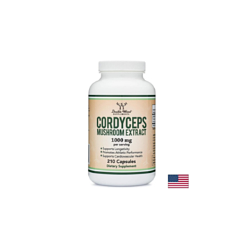 Енергия и имунитет - Кордицепс, 210 капсули Double Wood 8687422208254