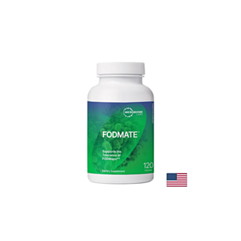 Ензимен комплекс – Подкрепа при FODMAP – при чувствителен и подут стомах, Fodmate™, 2540 mg, 120 капсули