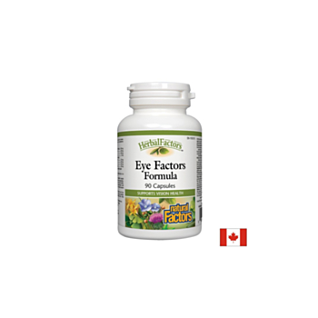 Eye Factors Formula/ Формула в подкрепа на зрението х 90 капсули Natural Factors 068958046358
