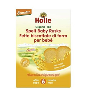 HOLLE ДЕМЕТЕР 9533 БИО БЕБЕШКИ СУХАРИ ОТ СПЕЛТА 6М+  200ГР