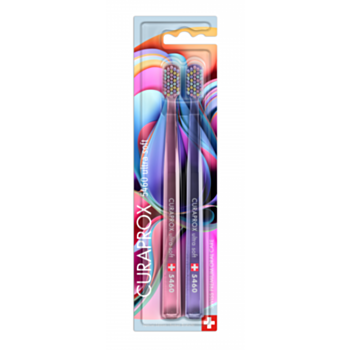 КУРАПРОКС ЧЕТКА ЗА ЗЪБИ 5460 УЛТРА СОФТ COLORFUL CURLS Х 2