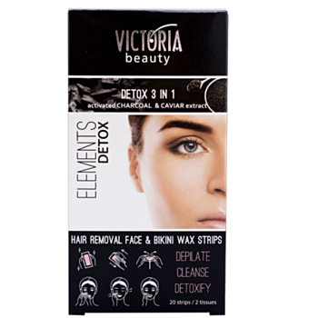 ВИКТОРИЯ БЮТИ 77551 ДЕПИЛИРАЩИ ЛЕНТИ ЛИЦЕ АКТИВЕН ВЪГЛЕН Х 20