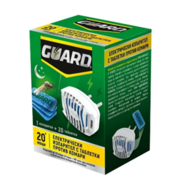 ГАРДЛАЙН ЕЛЕКТРИЧЕСКИ ИЗПАРИТЕЛ С ТАБЛЕТКИ ПРОТИВ КОМАРИ Х 20БР.