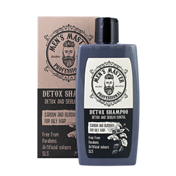 МЕН МАСТЪР ШАМПОАН ЗА МАЗНА КОСА С ДЕТОКС ЕФЕКТ 260МЛ
