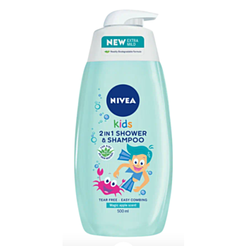 НИВЕА ДЕТСКИ ДУШ - ГЕЛ 2В1 ЯБЪЛКА 500МЛ В