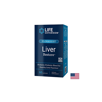 Florassist® Liver Restore/ Пробиотик в подкрепа на черния дроб х 60 капсули