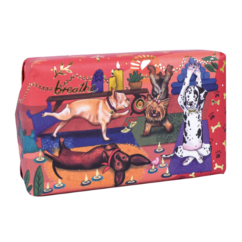 ESC САПУН "КУЧЕ" С ВИОЛЕТКА,ЯБЪЛКА,ЛЮЛЯК И ПРАСКОВА 190ГР.