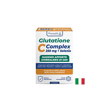 Глутатион 250 mg, Витамин C и Селен – Клетъчно здраве и антиоксидантна подкрепа, 30 капсули