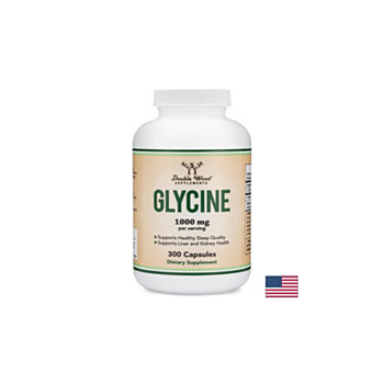 Glycine/ Глицин, 300 капсули Double Wood 859793007693