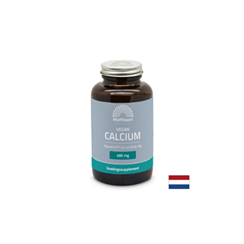 Грижа за костите и ставите - Калций (от червени водорасли Lithothamnium), 90 капсули Mattisson Healthstyle