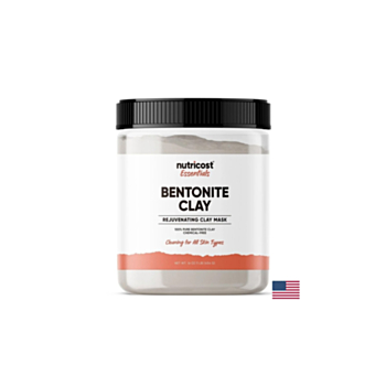 Грижа за кожата - Глина (бентонит), маска за лице, 454 g прах 