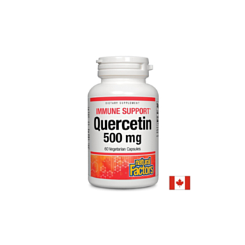 Immune Support Quercetin / Кверцетин 500 mg х 60 капсули Natural Factors 068958013909