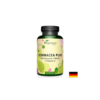 Имунитет - Ехинацея + Куркума, Рейши и витамин С, 120 капсули