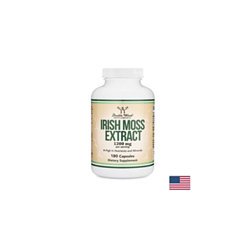 Irish sea moss - Червени водорасли (ирландски мъх), 180 капсули Double Wood 8687422207877