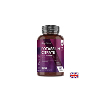 Калий цитрат 690 mg + Витамин C 40 mg – Мускули, нерви и сърце, 180 таблетки 