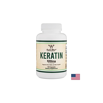 Keratin/ Кератин, 120 капсули Double Wood 859793007976