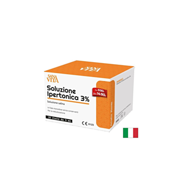 Хипертоничен разтвор 3% - Облекчение при запушен нос и хрема, 30 ампули 8052049554411