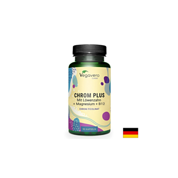 Контрол на диабета - Хром + Глухарче, Магнезий и Витамин В12, 90 капсули