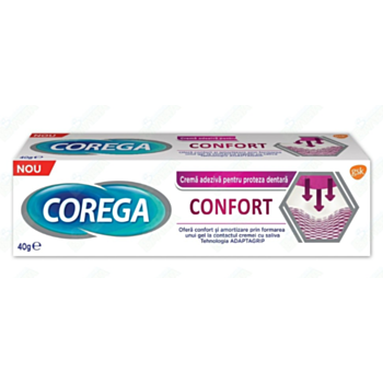 КОРЕГА КРЕМ ЗА ПРОТЕЗИ КОМФОРТ 40ГР.