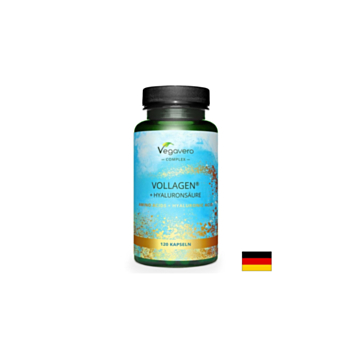 Коса и кожа - Аминокиселини + Хиалуронова киселина Vollagen, 120 капсули Vegavero