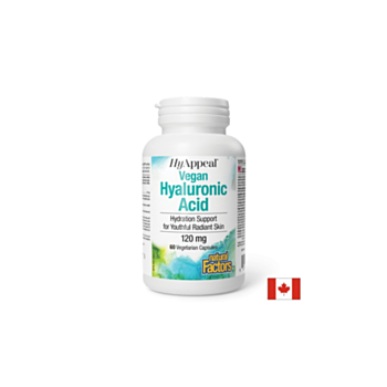Красива кожа - здрави стави - Хиалуронова киселина HyAppeal® (веган), 120 mg х 60 V капсули 068958026800