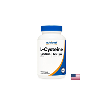 L-Цистеин – За детокс на черния дроб и сърдечно-съдово здраве, 500 mg, 120 капсули
