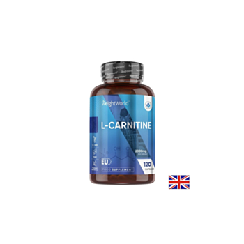 L-Карнитин 1000 mg – Енергия, метаболизъм и контрол на теглото, 120 капсули 