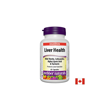 Liver Health x 65 капсули Webber Naturals 625273034523