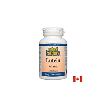 Lutein/ Лутеин 40 mg + Зеаксантин х 60 софтгел капсули 1035 NF Natural Factors 068958010359