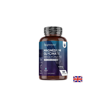 Магнезий бисглицинат 100 mg + Витамин B6 – Спокоен сън и нервна система, 180 капсули