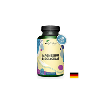 Магнезий (бисглицинат) - При стрес, мускулно напрежение и нарушен сън, 180 капсули