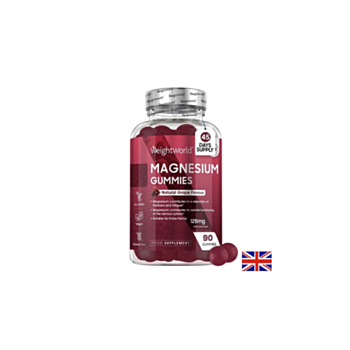 Магнезий цитрат 125 mg – Мускули, енергия и сърце, 90 желирани таблетки 