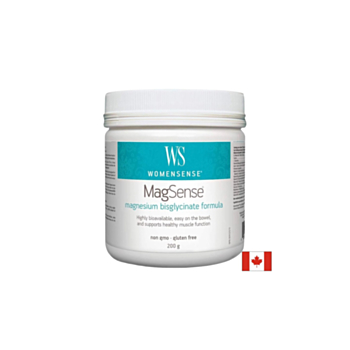 Магнезий (бисглицинат формула) - WomenSense, 200 g пудра Natural Factors 628826001935