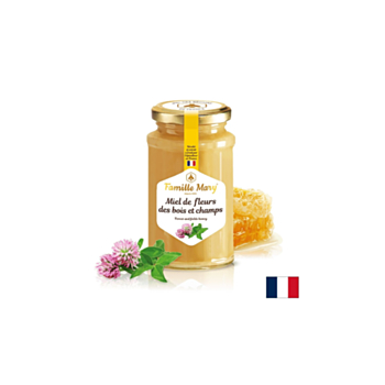 Miel de fleurs des bois et champs /Пчелен мед букет от полски и горски цветя и билки, 360 g Famille Mary